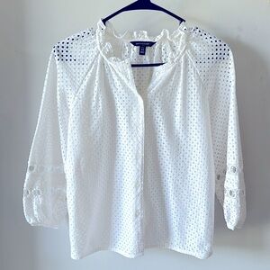 Banana Republic White Summer Tops
